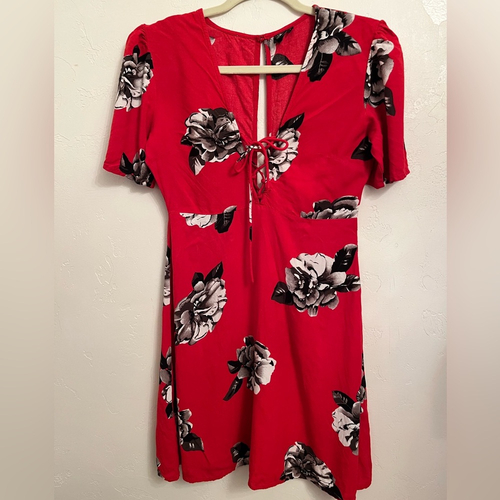 Volcom Scarlet Floral Midi Dress